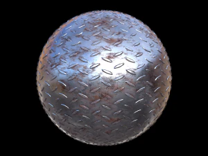 smart metal floor with rust CG Textures