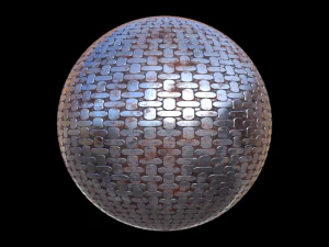 smart metal floor with rust CG Textures