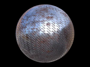 smart metal floor with rust CG Textures