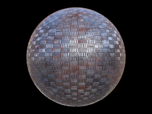 smart metal floor with rust CG Textures