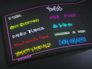 текстовий інструмент для графіті художника CG Текстури