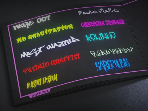 текстовий інструмент для графіті художника CG Текстури