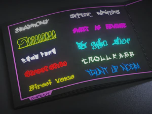 текстовий інструмент для графіті художника CG Текстури