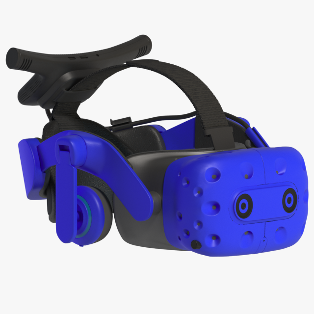 htc vive pro 2 blue Modèle 3D .c4d .max .obj .3ds .fbx .stl .blend 