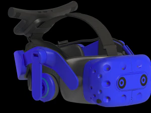 htc vive pro 2 blue 3D Model