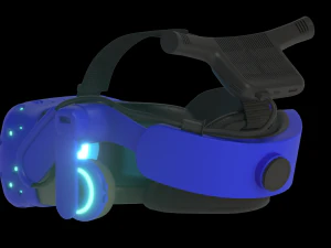 htc vive pro 2 blue 3D Model