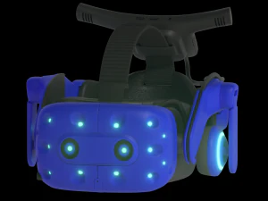 htc vive pro 2 blue 3D Model