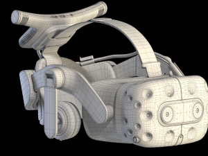 htc vive pro 2 blue Modèle 3D