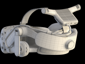htc vive pro 2 blue Modèle 3D
