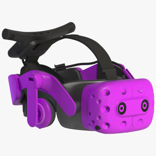 htc vive pro 2 rose 3D 模型 .c4d .max .obj .3ds .fbx .stl .blend 