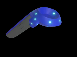 htc vive joystick blue 3D Model