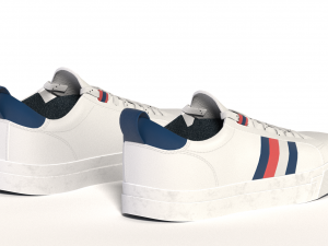 city sneakers white 3D 모델