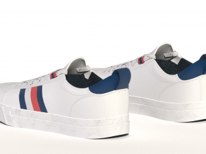 city sneakers white 3D 모델