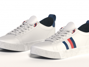 city sneakers white 3D 모델