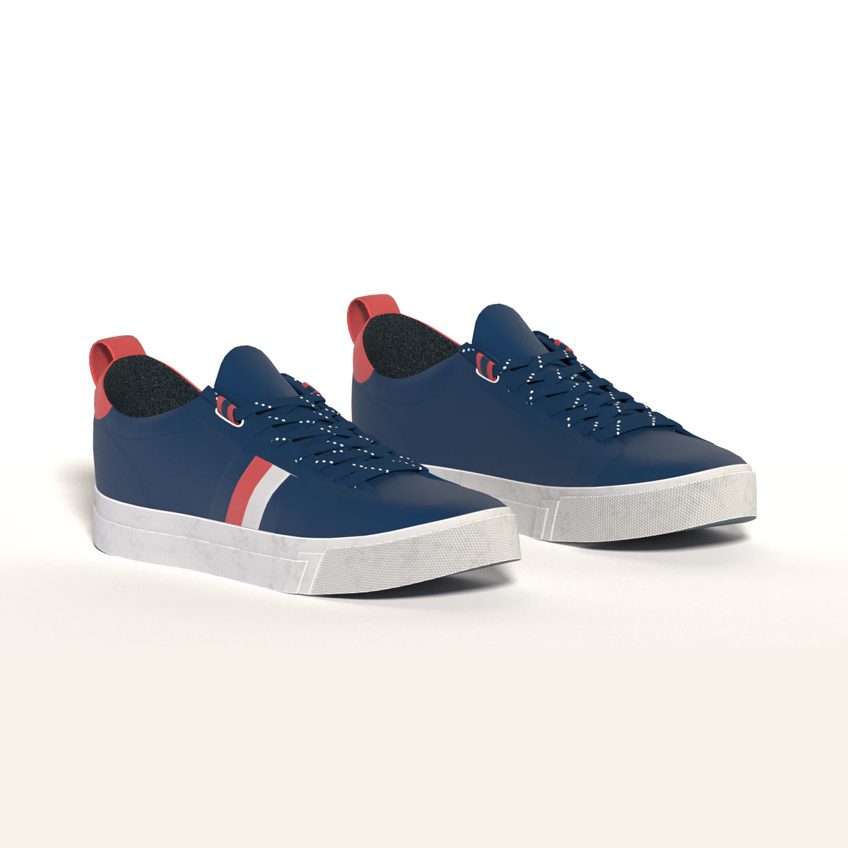 city sneakers blue 3D Model .c4d .max .obj .3ds .fbx .stl .blend