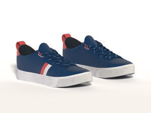 city sneakers blue 3D Модель
