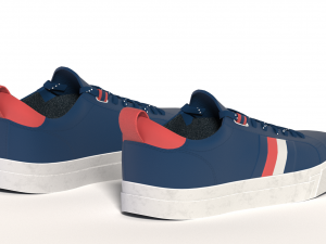city sneakers blue Modèle 3D