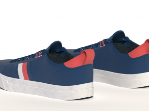 city sneakers blue Modèle 3D