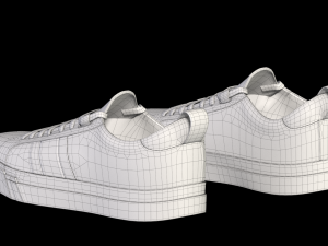 city sneakers blue Modèle 3D