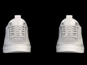 city sneakers blue Modèle 3D
