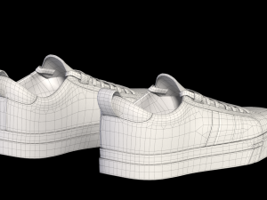 city sneakers blue Modèle 3D