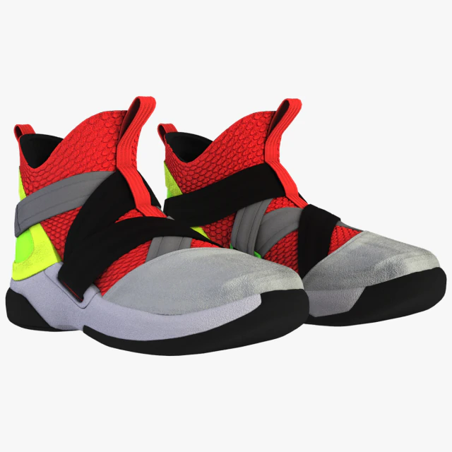 nike lebron soldaat xii sfg vulkaan 3D Model .c4d .max .obj .3ds .fbx .stl .blend 