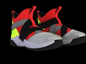 nike lebron soldier xii sfg vulcano 3Dモデル