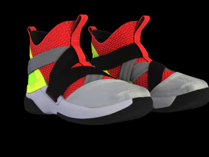 nike lebron soldaat xii sfg vulkaan 3D Model