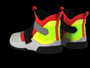 nike lebron soldaat xii sfg vulkaan 3D Model