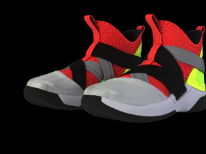 nike lebron soldaat xii sfg vulkaan 3D Model