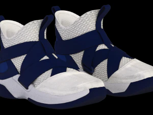 nike lebron soldier xii sfg blue 3D Model