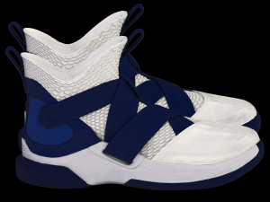 nike lebron soldier xii sfg blue 3Dモデル