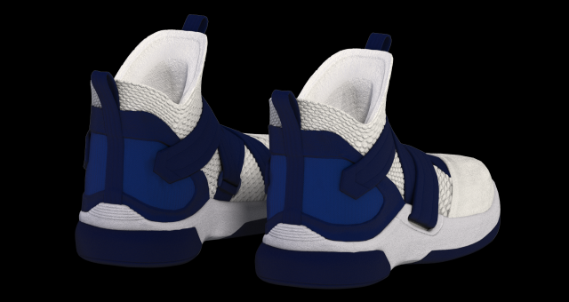 nike lebron soldier xii sfg blue 3D Model in Clothing 3DExport