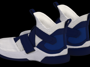 nike lebron soldier xii sfg blue 3Dモデル