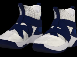 nike lebron soldier xii sfg blue 3D Model