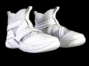 nike lebron soldier xii sfg blue 3Dモデル