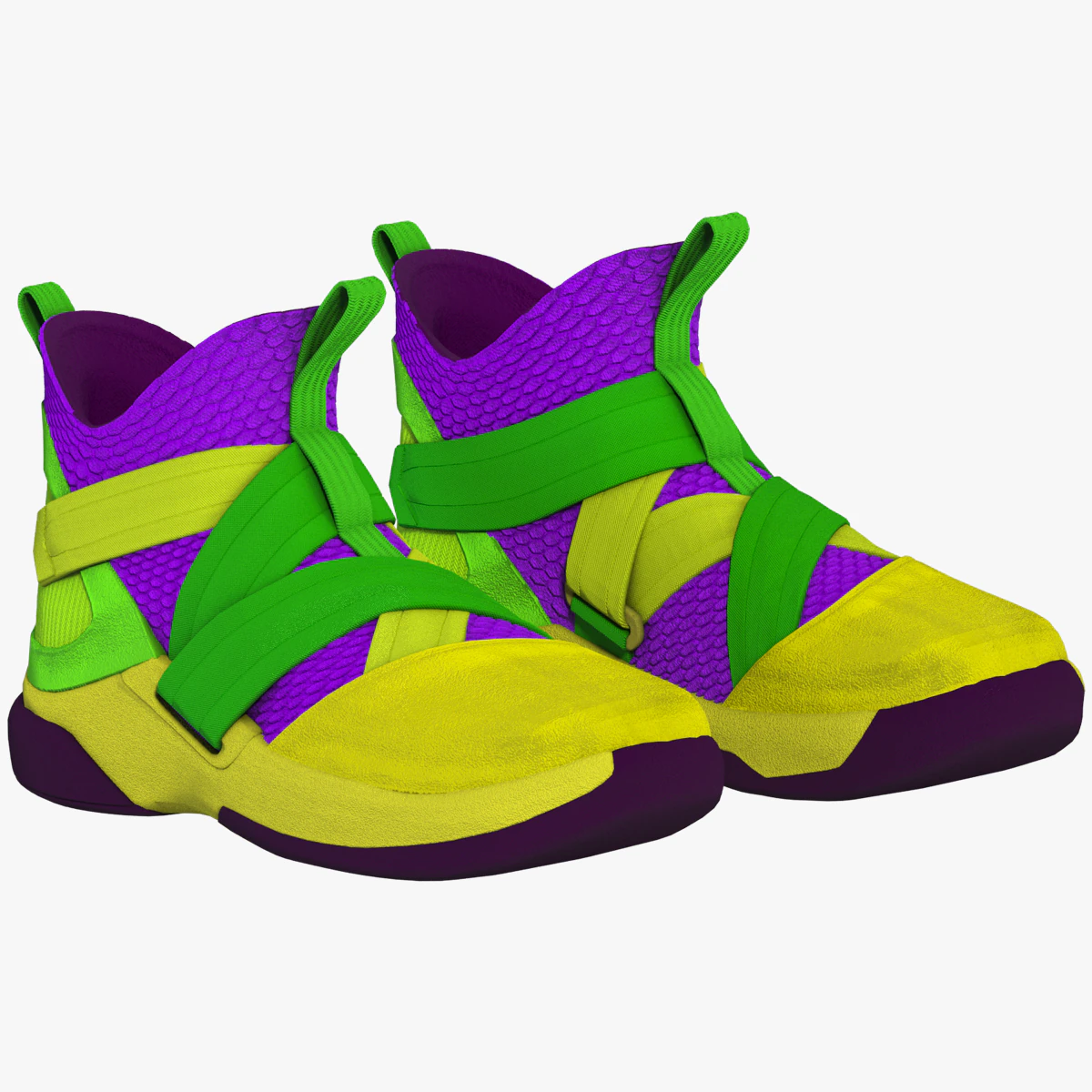 nike lebron soldier xii sfg fusion 3D Model .c4d .max .obj .3ds .fbx .stl .blend 