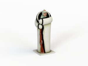 Porcelain figurine of a soldier Model 3D