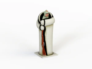 Porcelain figurine of a soldier 3D Model
