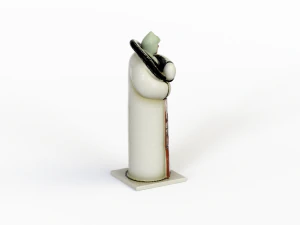 Porcelain figurine of a soldier 3D Model
