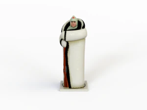 Porcelain figurine of a soldier 3D Model