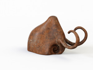 Mammoth figurine 3D Model