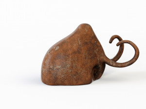 Mammoth figurine 3D Model