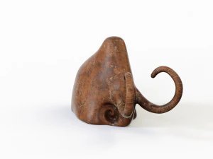 Mammoth figurine 3D Model