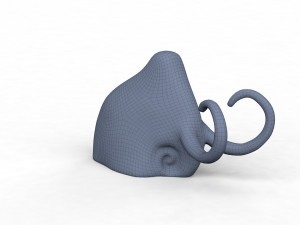 Mammoth figurine 3D Model