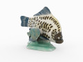 USSR porcelain figurine Fish Carp 3D Models