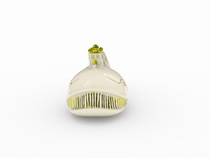 USSR porcelain figurine Fish-whale model Modello 3D