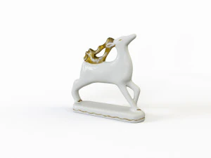 苏联鹿瓷雕像 3D 模型