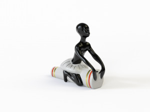 Figurine African with a drum 3D Models