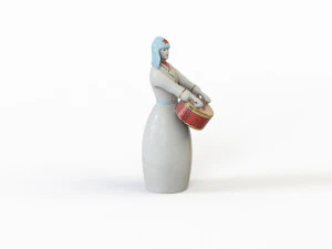 Soldier drummer model 3D Model